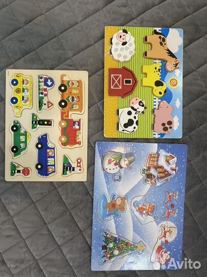 Развивающие игрушки пакетом