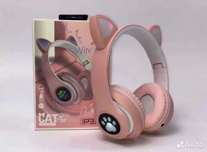 Беспроводные наушники с ушками CAT