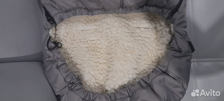 Меховой конверт в коляску овчина