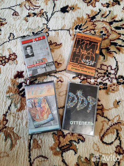 Кассеты Би-2, Кино, ддт, П.Кашин, за всё 200