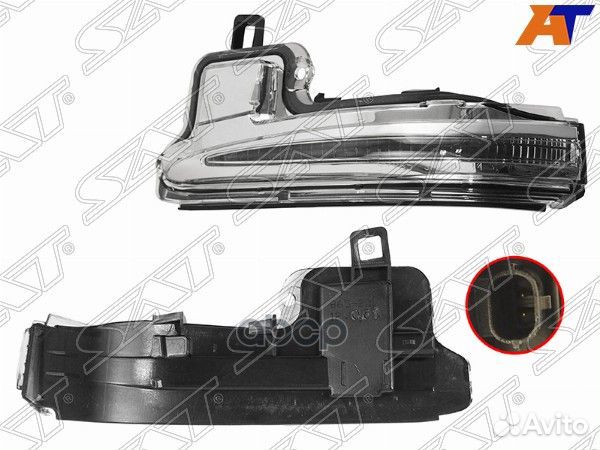 Поворот в зеркало toyota RAV4 19/highlander 20