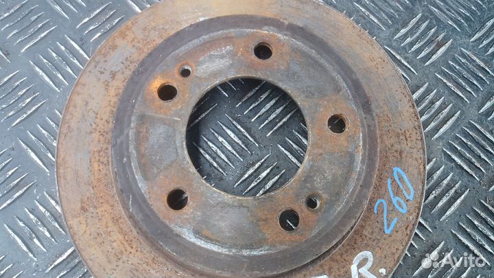 Диск тормозной задний KIA CEE'D 2 (JD) 2014