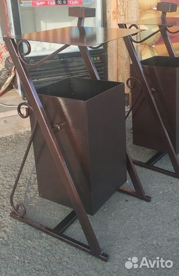 Урна уличная с пепельницей