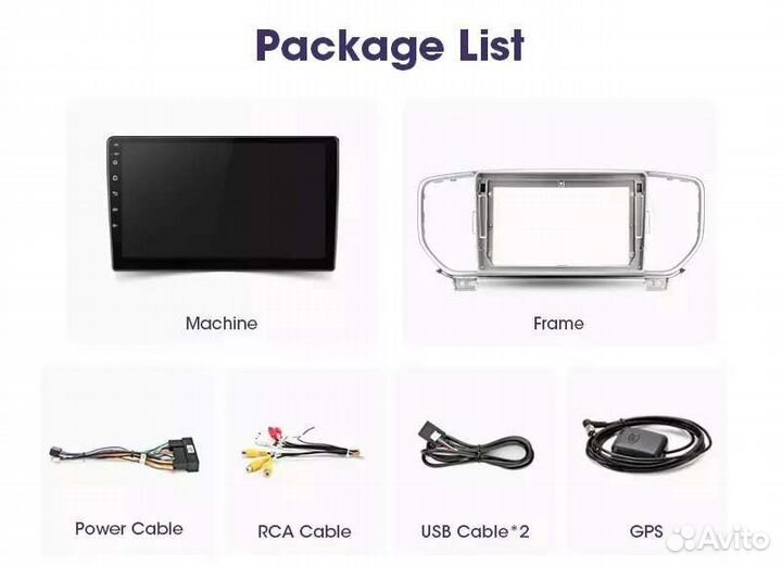 Автомагнитола для Kia Sportage 4 2016-2018г