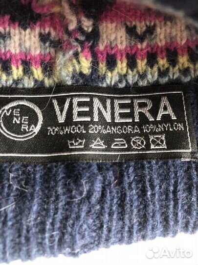 Шапка детская на девочку Италия шерсть