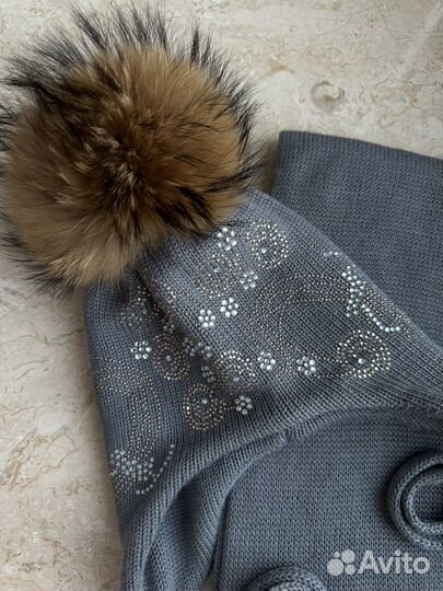 Комплект шапка, шарф Solorana S (48-50)