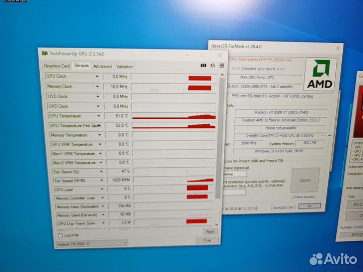 Видеокарта Gigabyte RX5500XT 8GB