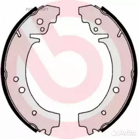 Brembo S41501 Колодки тормозные, комплект задний 2