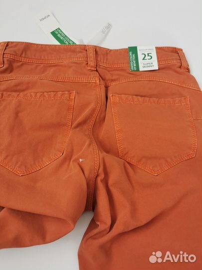 Новые джинсы скини Benetton 25(40)