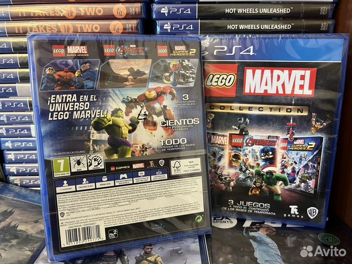 Диск Lego Marvel Collection PS4 / Новый