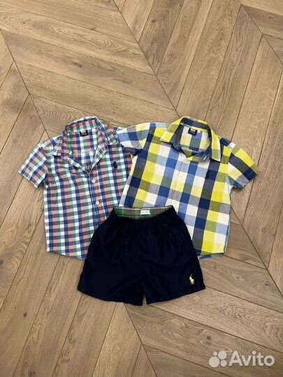 Одежда Polo Ralph lauren 86- 92 (рубашка, шорты)