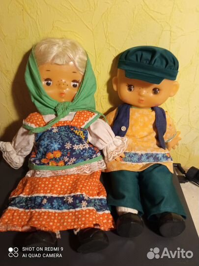 Иван да Марья куклы к Олимпиаде 80