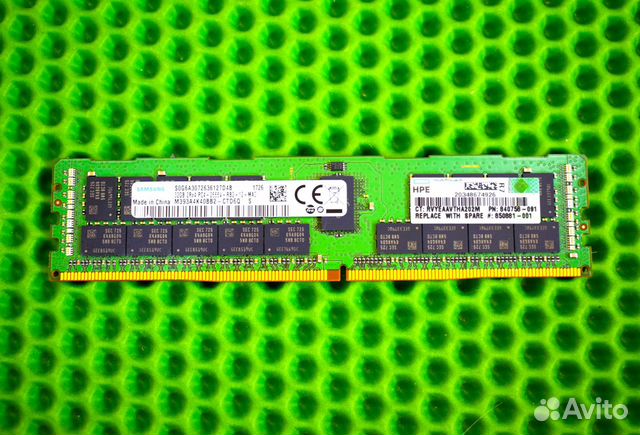 32GB DDR4 ECC samsung 2666MHz HP