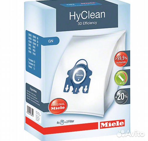 Мешки для пылесоса Miele 4 шт (оригинал)