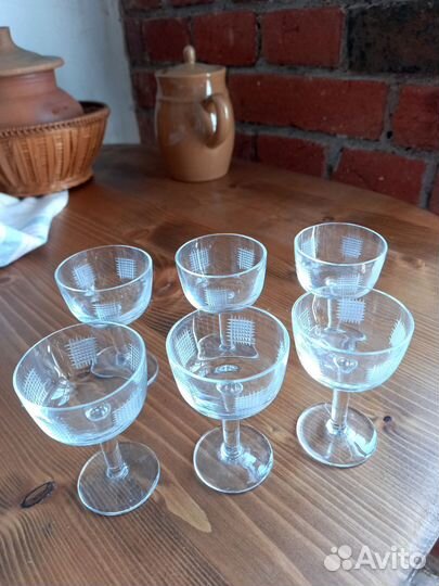 Хрустальные рюмки СССР