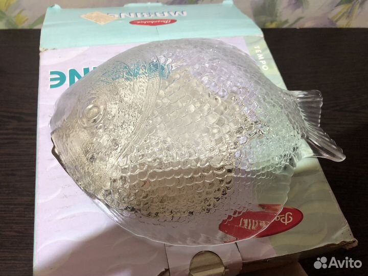 Тарелки в форме рыбы 6шт