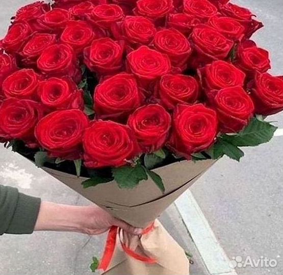 Длинные высокие розы 110 150 160 180 200 см