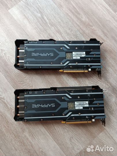 Видеокарта sapphire nitro r9 390x 8gb, 2 штуки