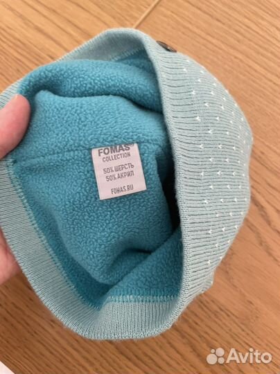 Комплект шапка и снуд зимний Новый