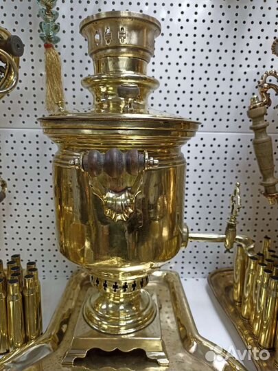 Самовар старинный на дровах 2,5 л