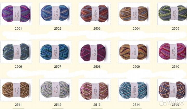 Носочная, секционная и разная пряжа Турция