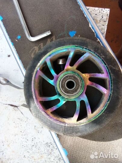 Трюковой самокат по запчастям