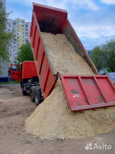 Песок мытый карьерный щебень вторичный гравийный