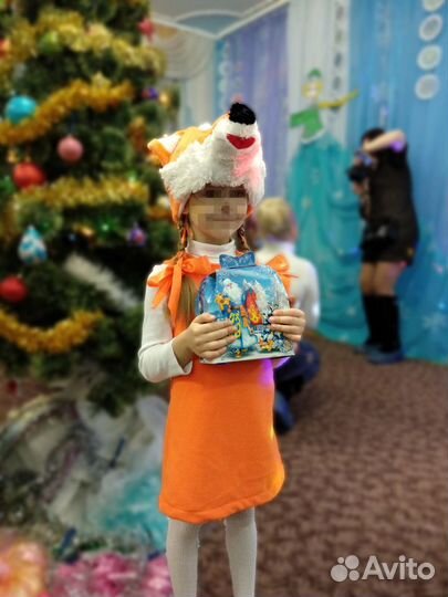 Новогодний костюм Лисички для девочки