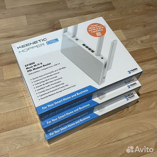 Wi-Fi роутер Keenetic Hopper DSL AX1800 (KN-3610)