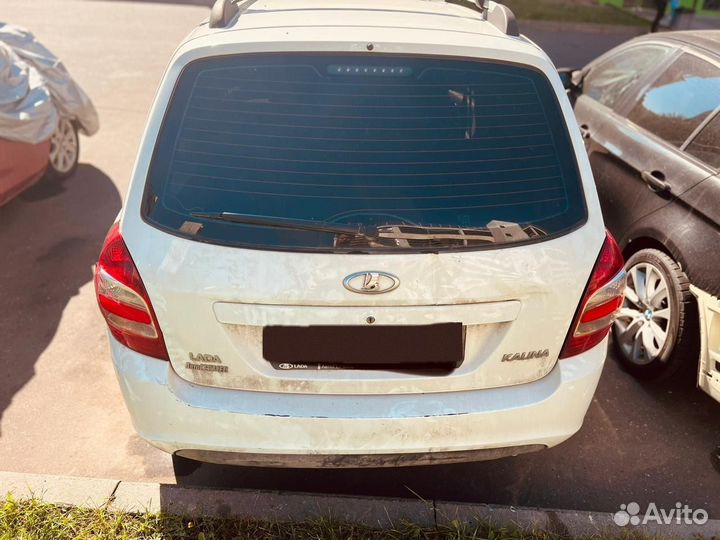 LADA Kalina 1.6 МТ, 2017, битый, 100 000 км