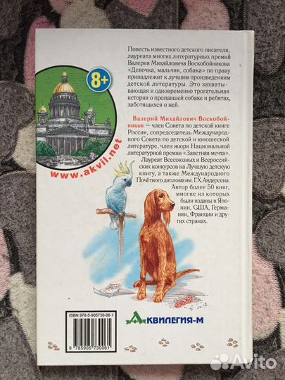 Книга «Девочка, мальчик, собака» В. Воскобойников