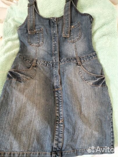 Джинсовый сарафан