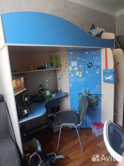 Детская кровать чердак