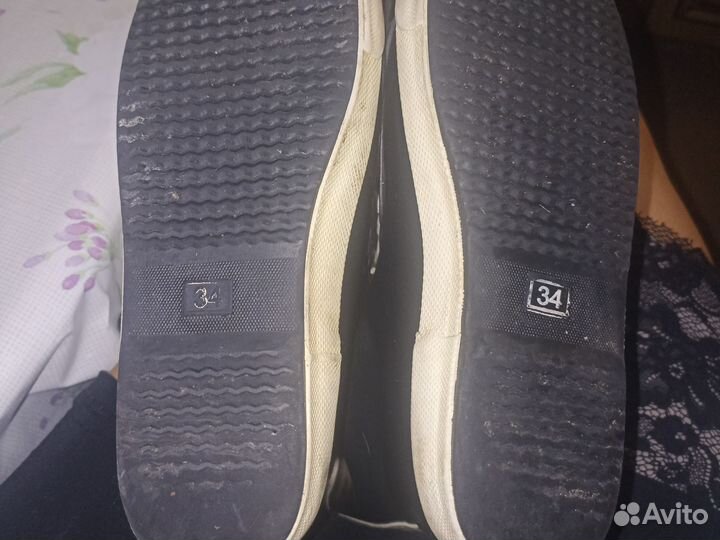 Резиновые сапоги утеплённые 34 размер