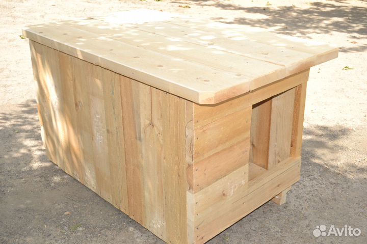 Будки для собак и кошек из сухой доски