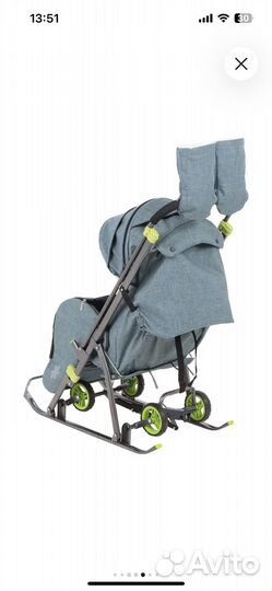 Детские санки коляска