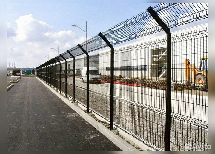 Забор из 3д сетки