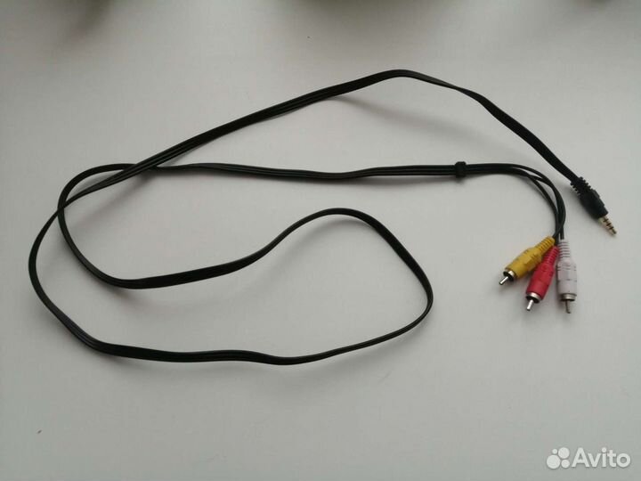 Кабель aux с тюльпанами