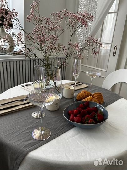 Бокалы-креманки под шампанское и десерты