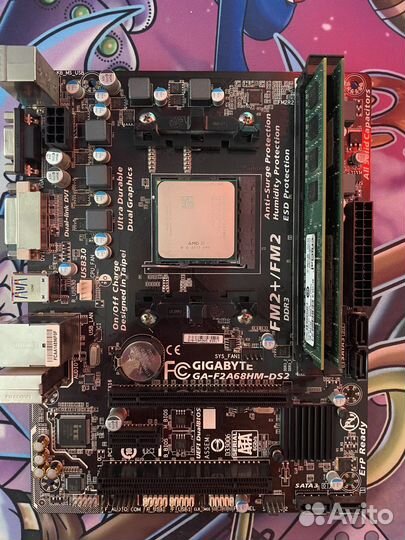 AMD Athlon X4 860K+gigabyte GA-F2A68HM-DS2+8GB