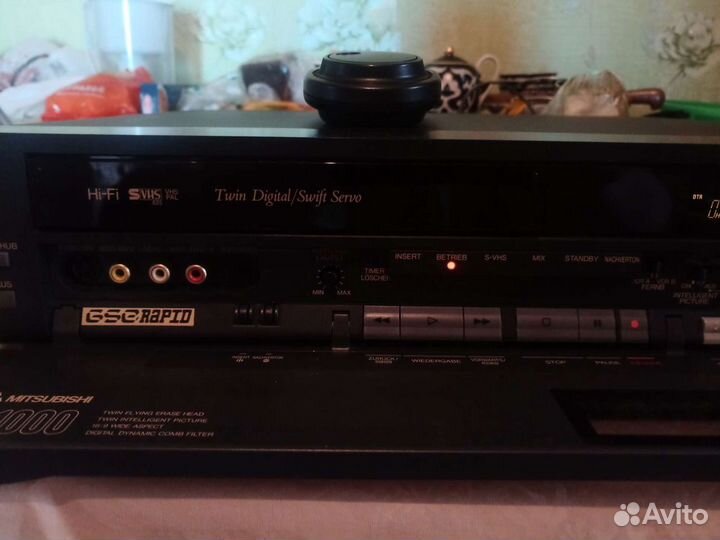 Видеомагнитофон mitsubishi HS-M1000G HI-FI S-VHS