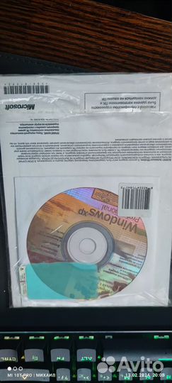 Оригинальный установочный диск Windows XP
