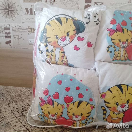 Бортики в детскую кроватку бу