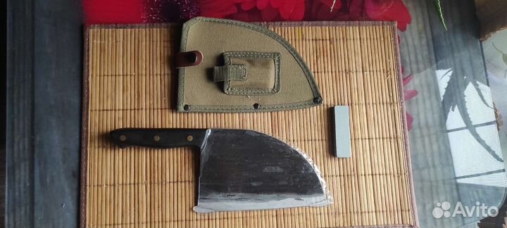 Сербский кованый нож с ножнами