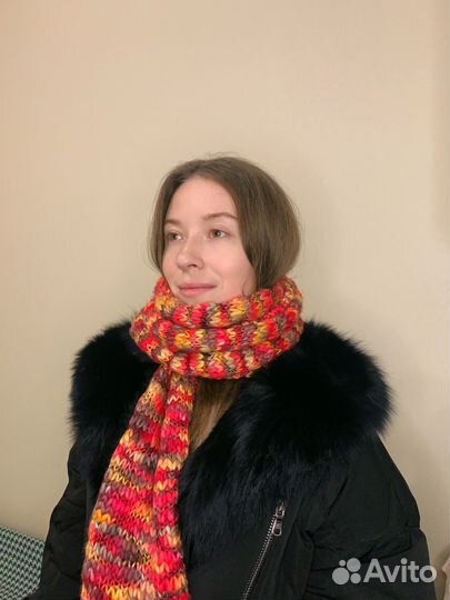 Зимний женский шарф