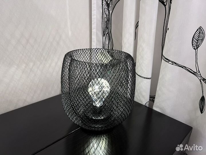 Светильник декоративный лофт чёрный новый