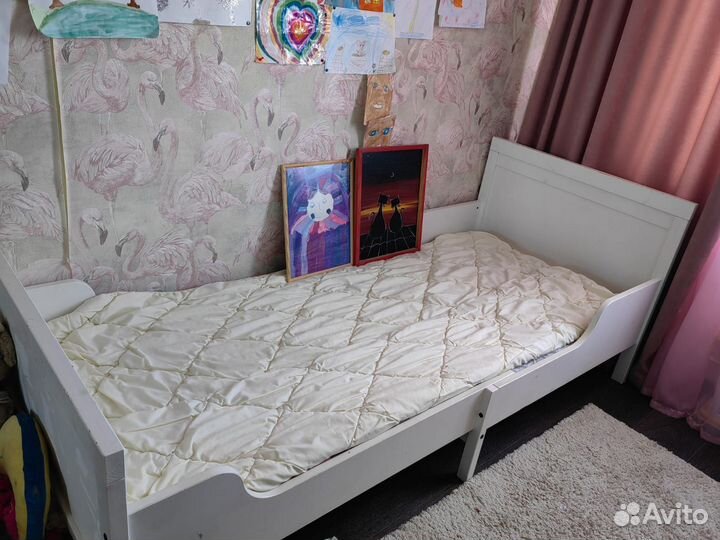 Детская кровать от 3 лет с матрасом бу