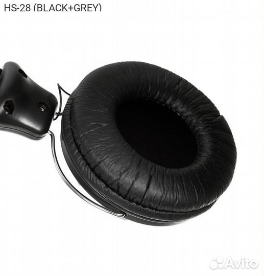 HS-28 (black+grey), Наушники с микрофоном A4Tech HS