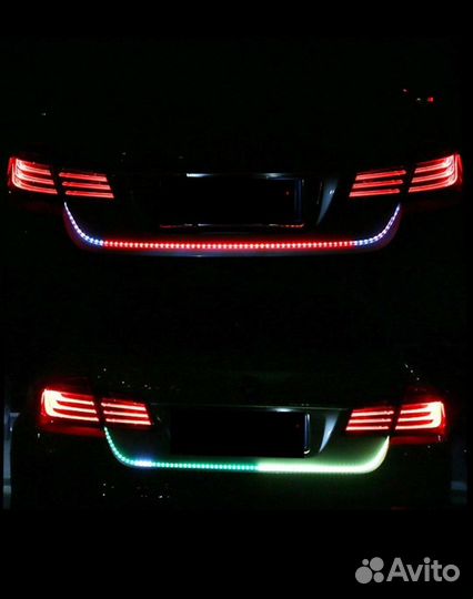 Светодиодная лента на авто, поворотник, стоп