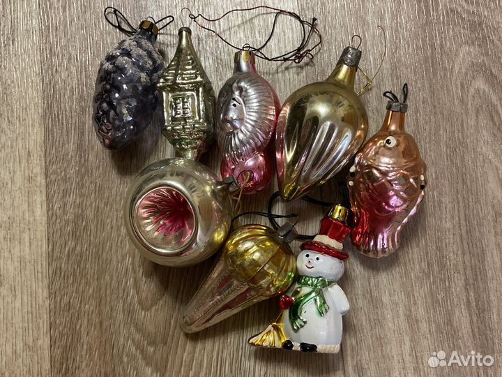 Елочные игрушки СССР
